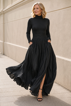 Raquel | High-Waisted Maxi Dress