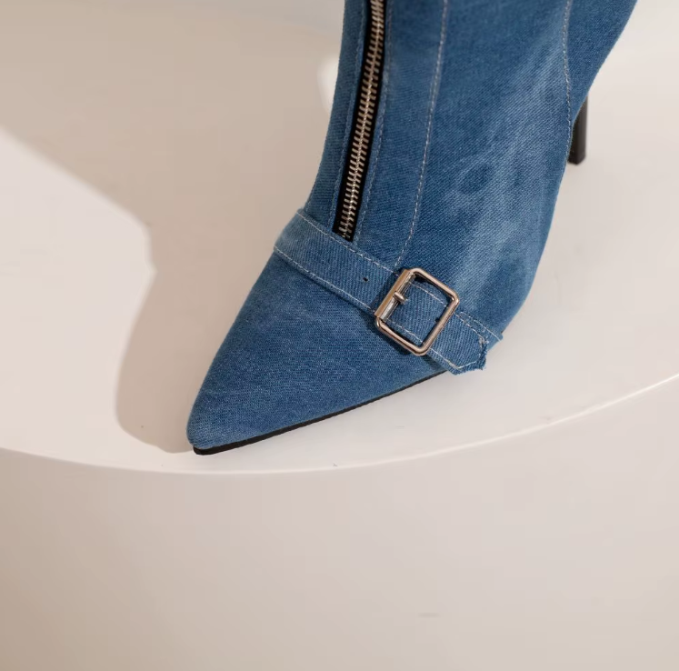 TABITHA | POINTED STILETTO ANKLE BOOTS