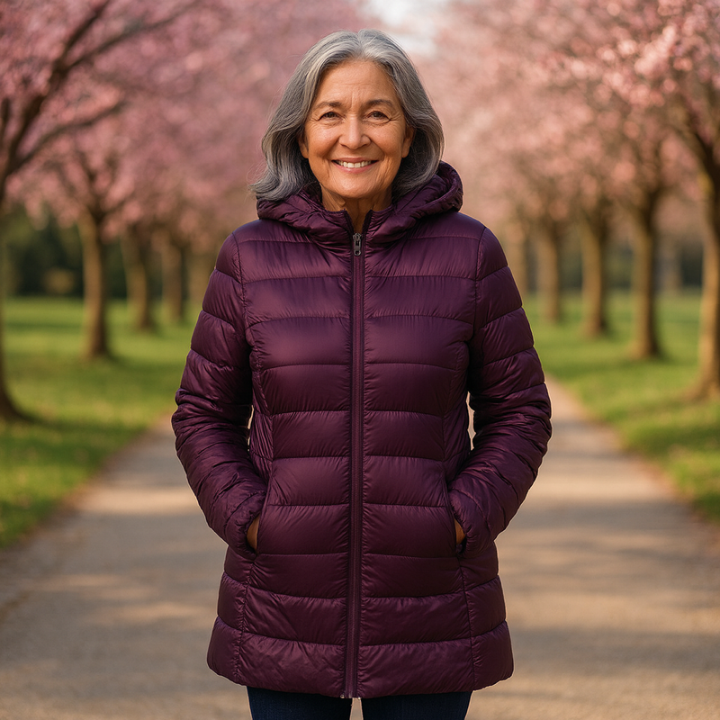 TRANSITIONAL PADDED JACKET | PURPLE
