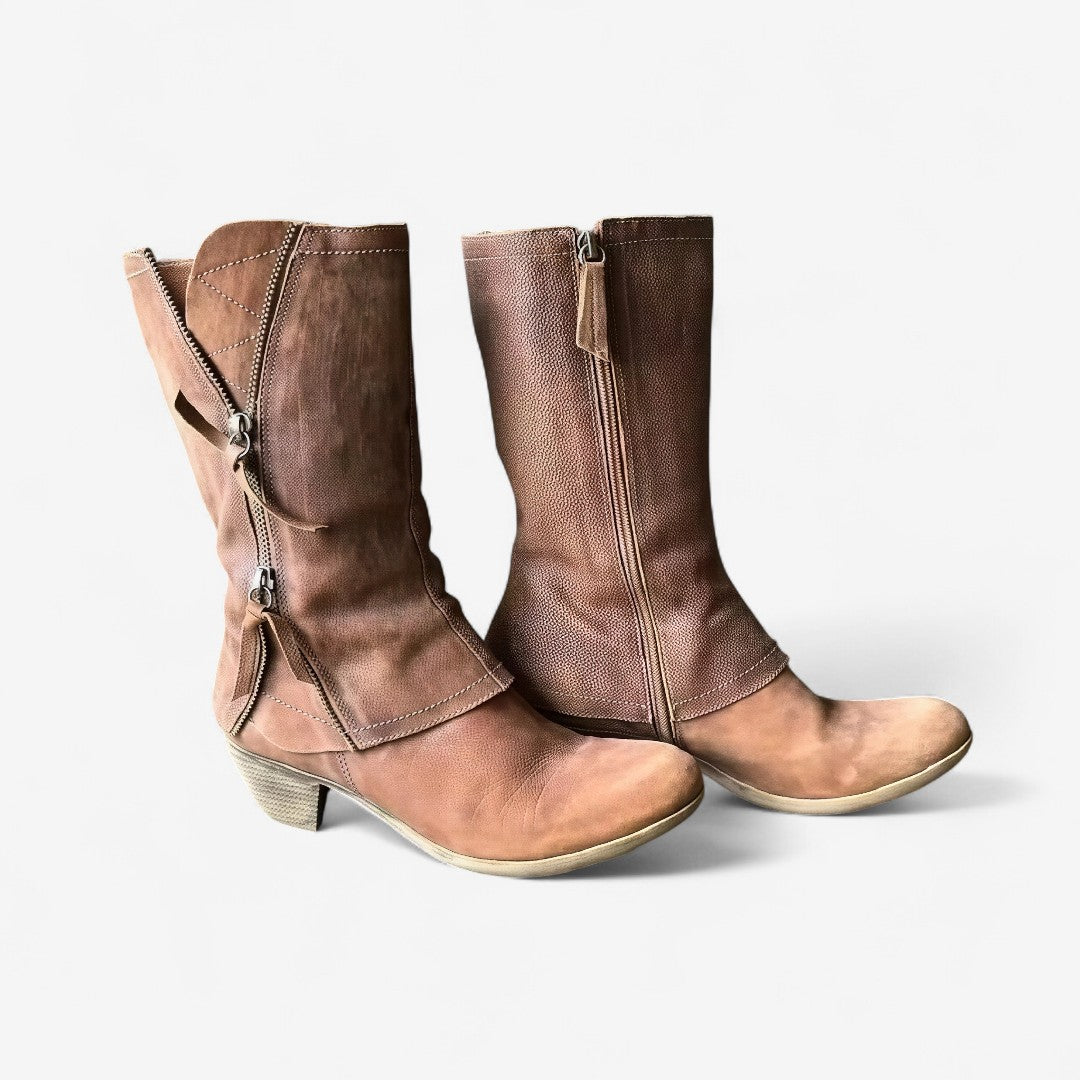 MARIGOLD | VINTAGE MID-CALF BOOTS