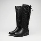 OTTILIE | LACE-BACK KNEE-HIGH BOOTS