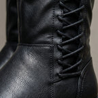 OTTILIE | LACE-BACK KNEE-HIGH BOOTS