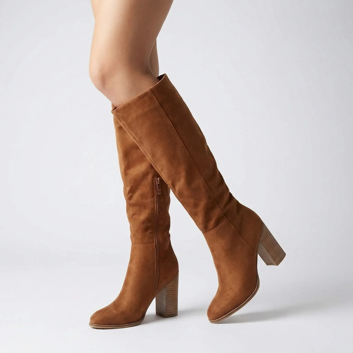 LETITIA | KNEE-HIGH BLOCK HEEL BOOTS
