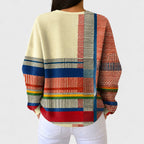 Millie | Jumper with Colourful Striped Pattern