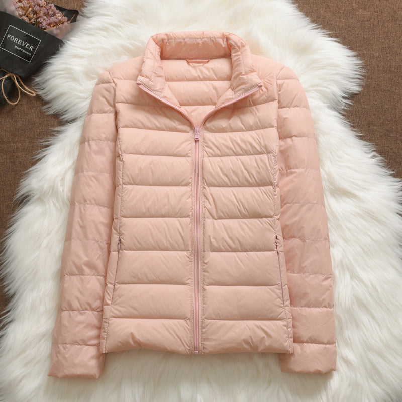 TRANSITIONAL PUFFED JACKET | LIGHT PINK