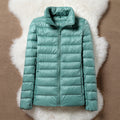 TRANSITIONAL PUFFER JACKET | MINT GREEN