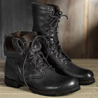 GEORGINA | LACE-UP MID-CALF BOOTS