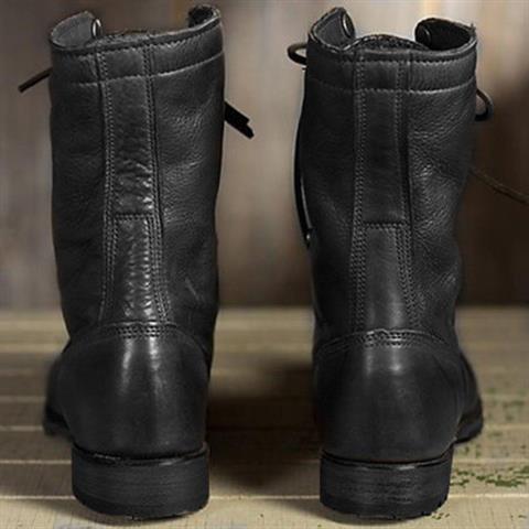GEORGINA | LACE-UP MID-CALF BOOTS