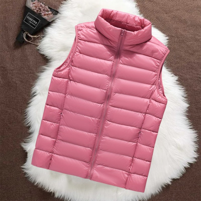 PADDED GILET | SALMON