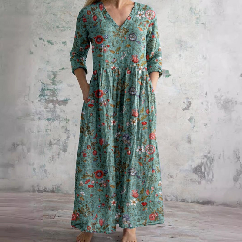 Olivia | Flowing Floral Summer Dress