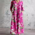 Fiona | Graceful Floral Maxi Dress