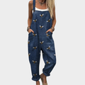 Comfortable Printed Dungarees
