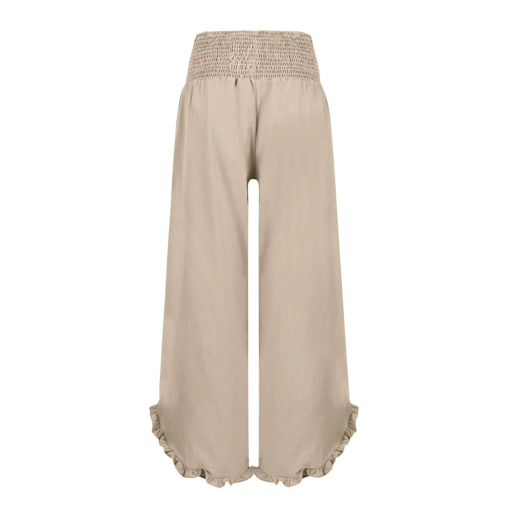 Tavina | Cotton-Linen Ease Trousers