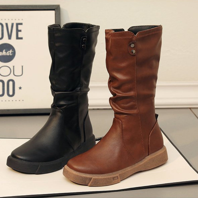 PRUDENCE | SLOUCH MID-CALF BOOTS