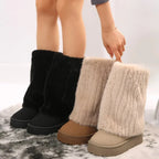 VIOLET | PLUSH TALL BOOTS