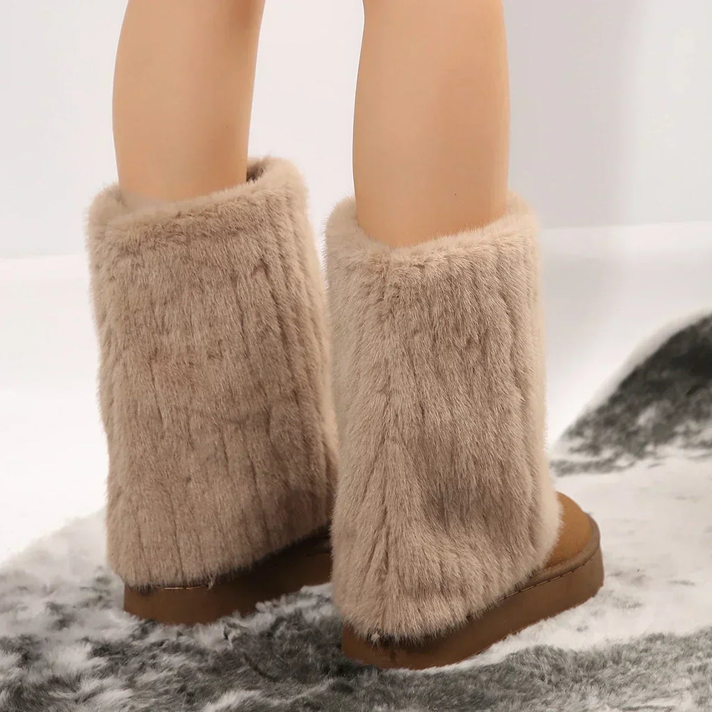 VIOLET | PLUSH TALL BOOTS