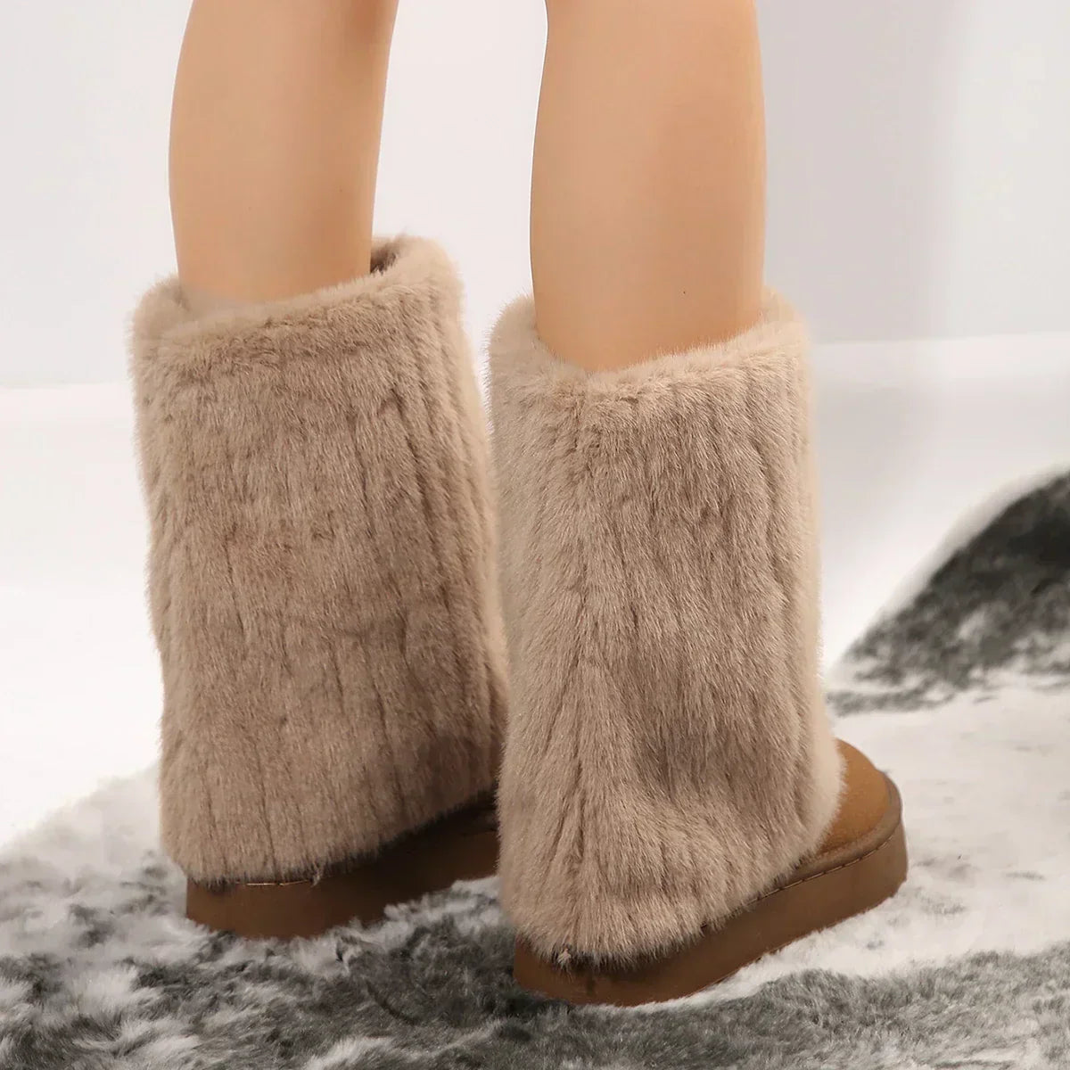 VIOLET | PLUSH TALL BOOTS