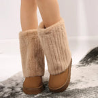 VIOLET | PLUSH TALL BOOTS