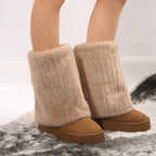 VIOLET | PLUSH TALL BOOTS