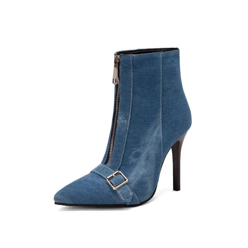 TABITHA | POINTED STILETTO ANKLE BOOTS