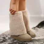 VIOLET | PLUSH TALL BOOTS