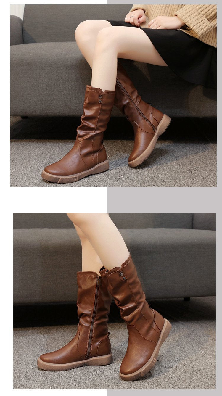 PRUDENCE | SLOUCH MID-CALF BOOTS