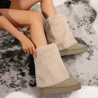 VIOLET | PLUSH TALL BOOTS