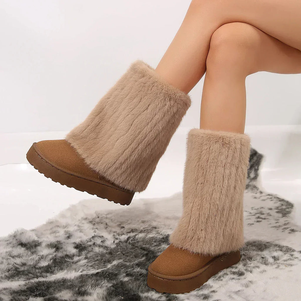 VIOLET | PLUSH TALL BOOTS