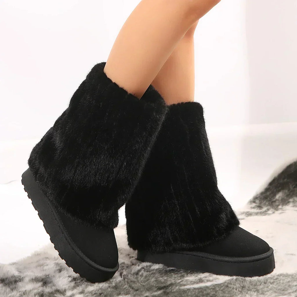 VIOLET | PLUSH TALL BOOTS