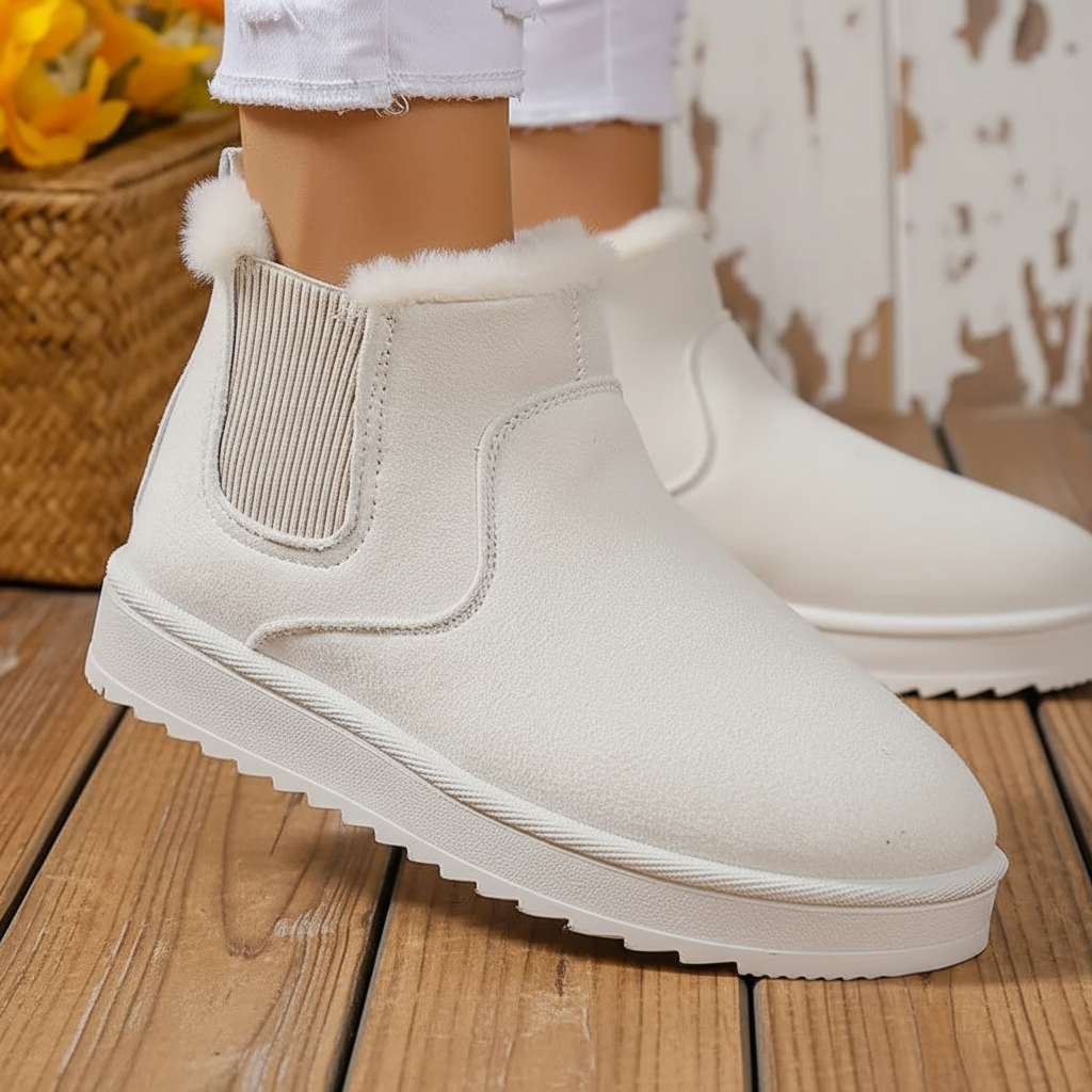 FENELLA | FAUX FUR LINED ANKLE BOOTS