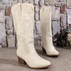 PHILIPPA | WESTERN KNEE-HIGH BOOTS