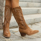 PHILIPPA | WESTERN KNEE-HIGH BOOTS