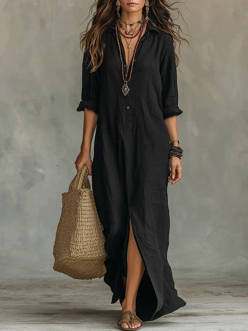 Savenora | Elegant Maxi Dress for Timeless Beauty