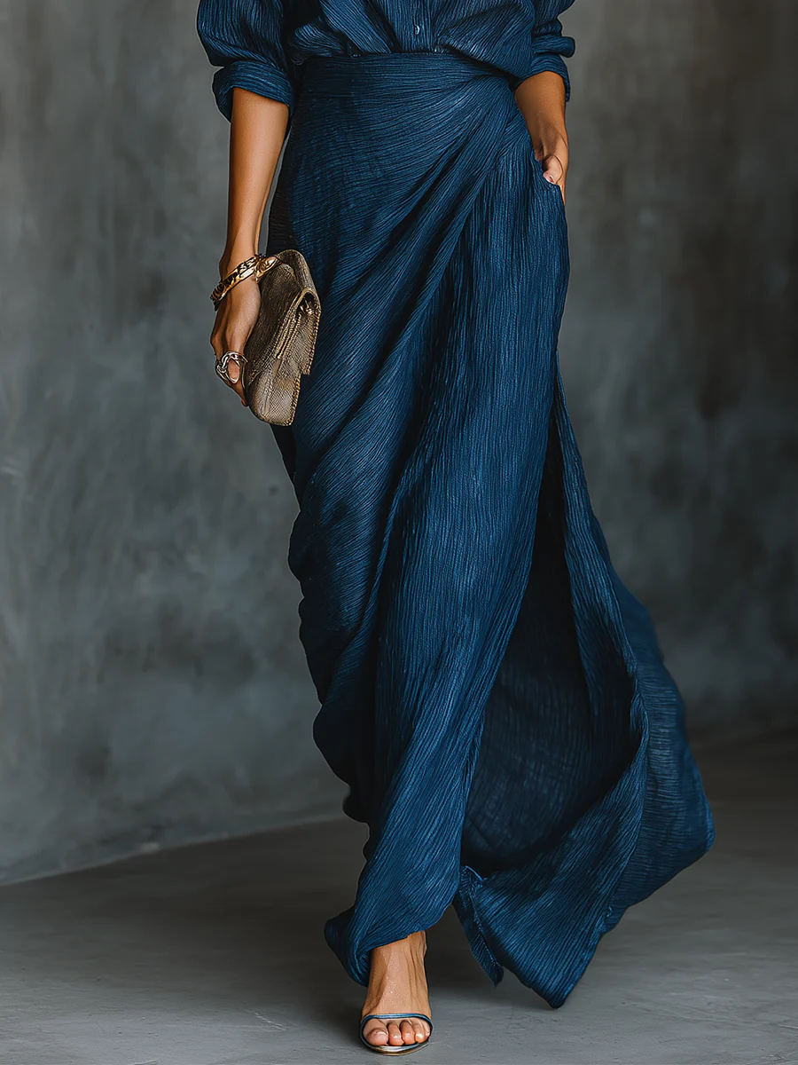 Francesca | Shirt and Long Skirt Set