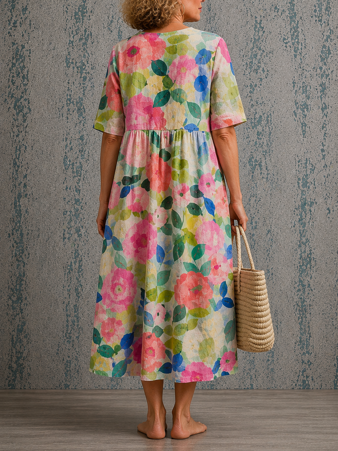 Susan | Half Sleeve Dress
