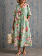 Cynthia | Half Sleeve Dress