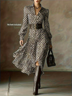 Zoe | Diamond Print Dress