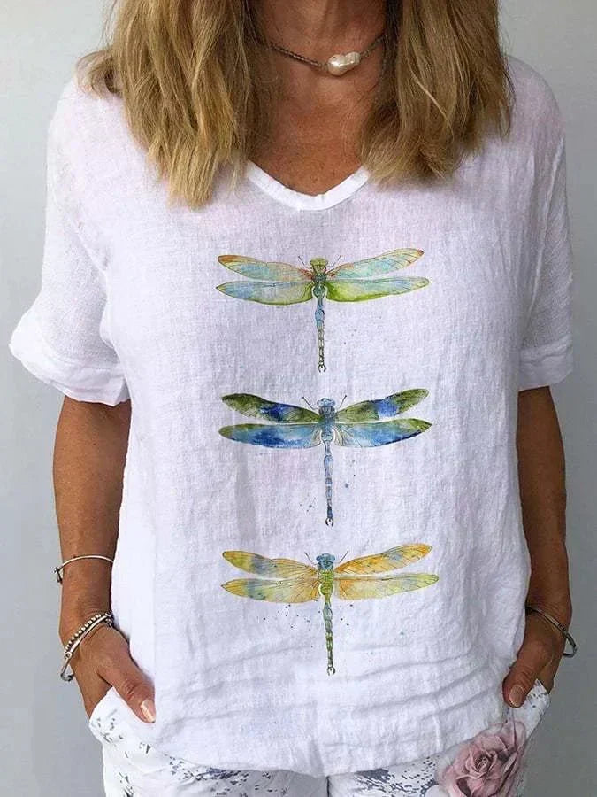 Stella | Retro V-Neck Top