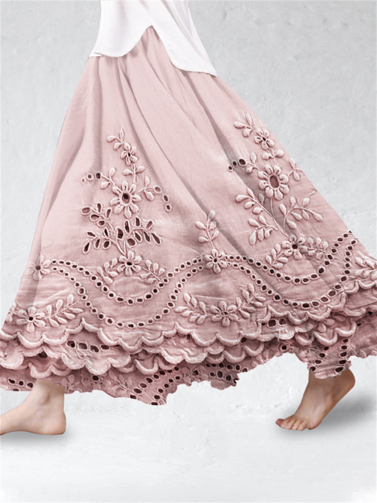 Aurette | Boho Printed Skirt
