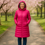 LONG DOWN JACKET | PINK