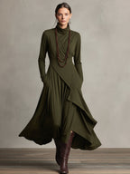Natalie | Elegant Draped Dress