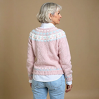Selena | Soft Pink Icelandic Cardigan