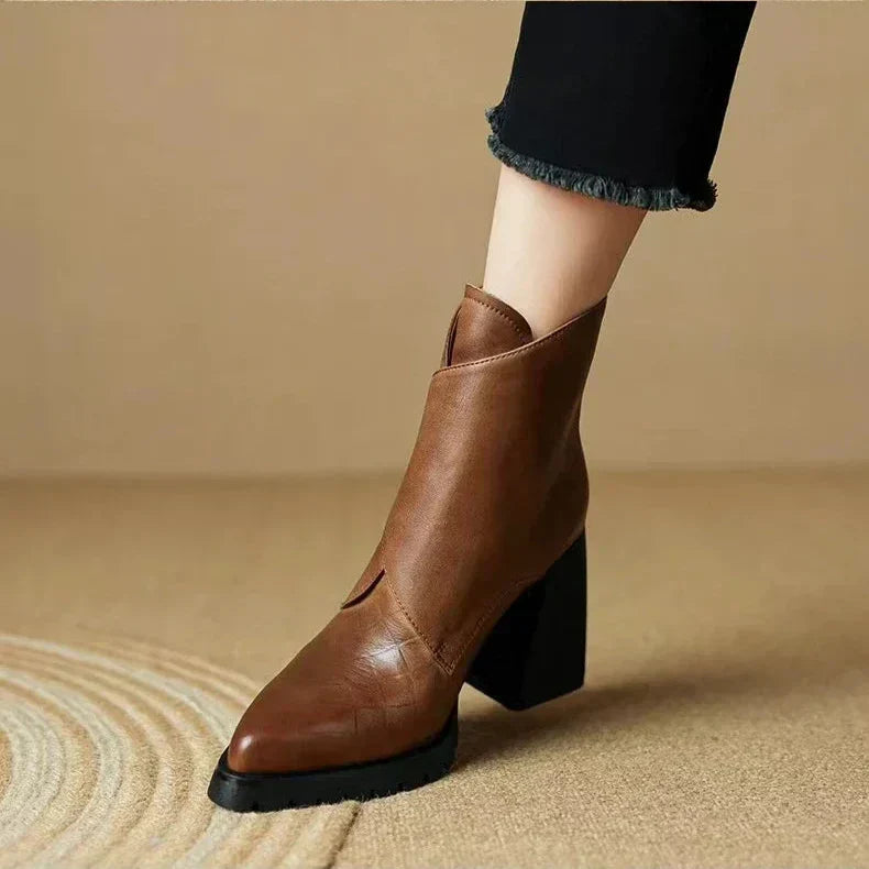 ELSPETH | STRAP ANKLE BOOTS