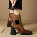 ELSPETH | STRAP ANKLE BOOTS