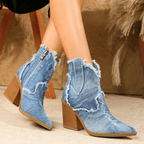 ROWENA | PANELLED ANKLE BOOTS