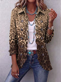 Abigail | Leopard Ombré Ruffle Jacket
