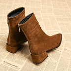 VERITY | POINTED SLOUCH ANKLE BOOTS